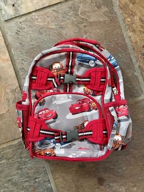 Pottery barn Kids Lightning McQueen Disney Pixar backpack Mini Small